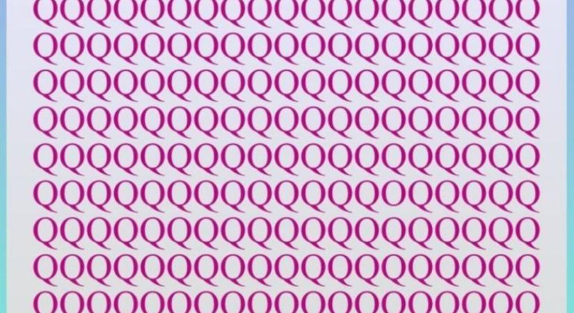 Igazi zseni vagy, ha 11 másodperc alatt megtalálod az O betűt a képen