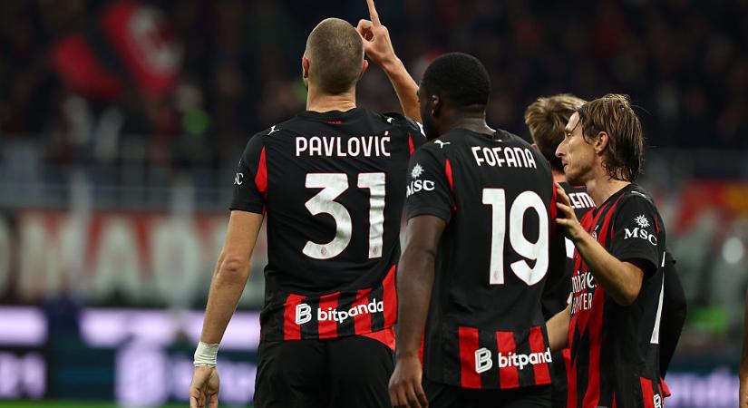 Serie A: Pavlovic góljával nyert az AC Milan az AS Romával szemben! – videóval