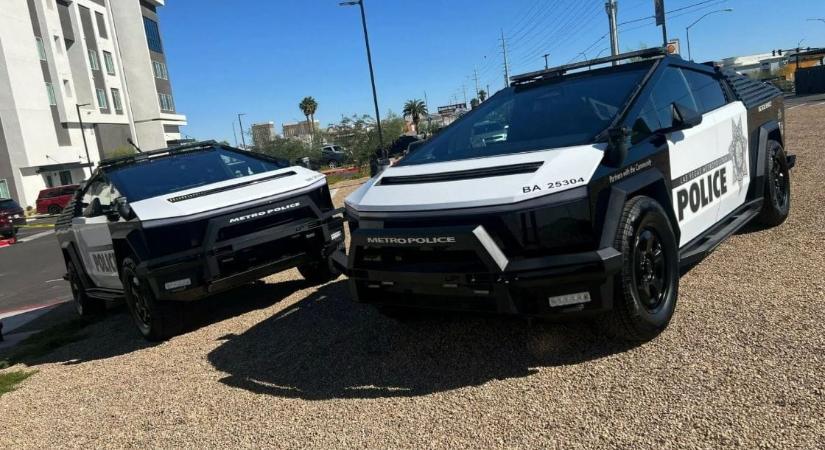 Nem filmforgatás: Cybertruckok járőröznek mostantól Las Vegasban