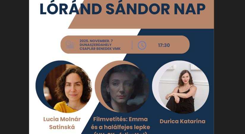 Lóránd Sándor Nap pénteken – szakmai konferencia és nyílt program Dunaszerdahelyen