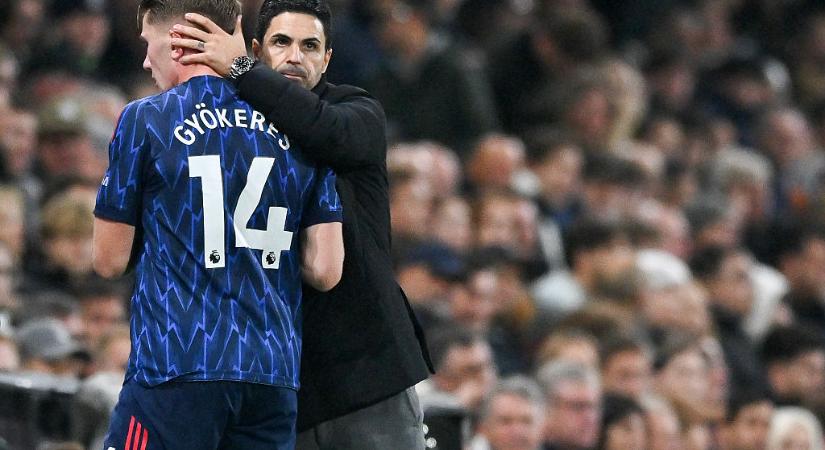 Arteta: „Gyökeres játéka mindenben kiemelkedő!”