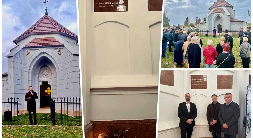 Az utolsó Zselízen élt grófnőnek állítottak emléktáblát