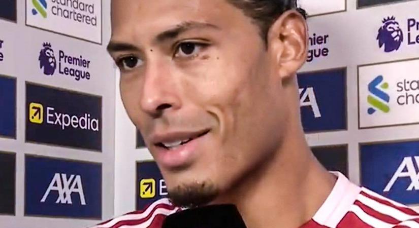 Virgil van Dijk beszólásától hangos most egész Liverpool