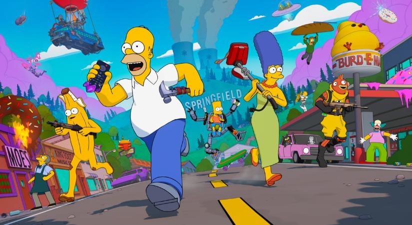 Itt az Epic Games újdonsága: beköltözött a Simpson család a Fortnite-ba – videó