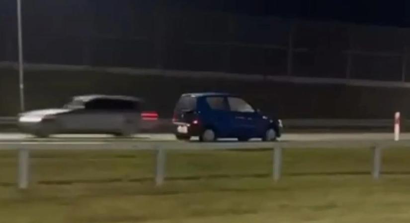 Videó: hiába dudáltak, villogtak az autósnak, 70 kilométeren át ment szembe a forgalommal