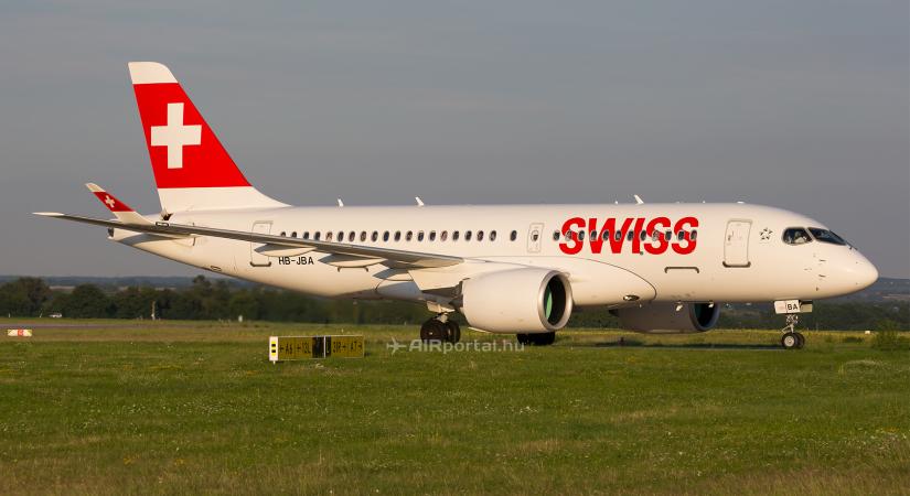 Ideiglenesen leállította Airbus A220-100-asait a Swiss