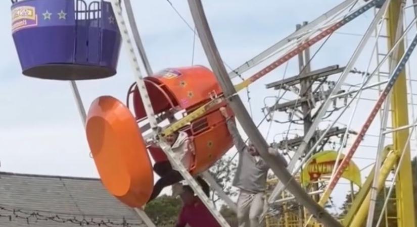 Két kislány zuhant ki egy óriáskerékből a louisianai aratófesztiválon – Videóval