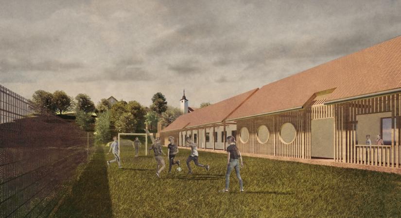 Ifjúsági Központ és Erdei Iskola - Farkas Dániel diplomaterve