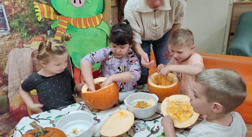 Tökös napot rendeztek a Klímanócskáknál