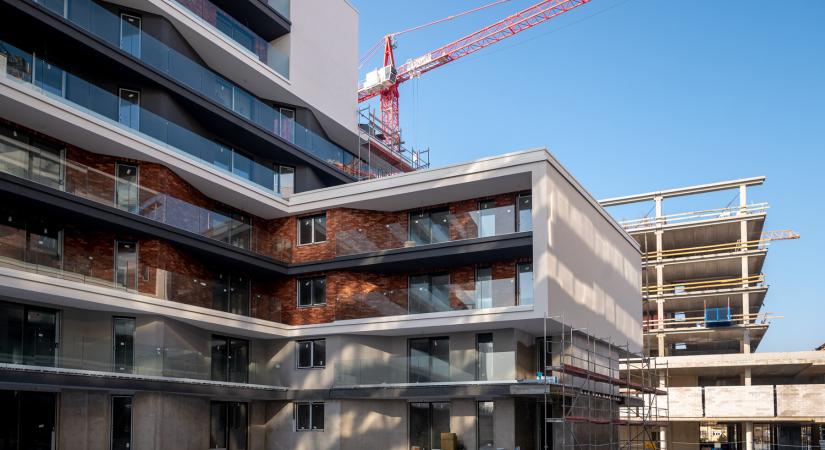 Közel félezer lakás épül a Duna Pláza közelében a Váci úton