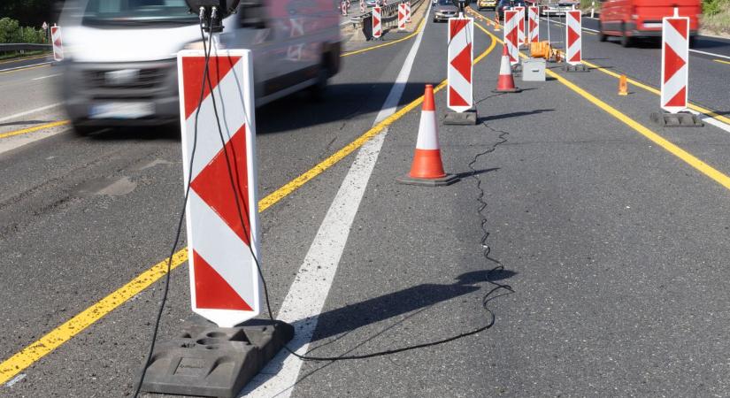 Útlezárások a főváros kapujában: két napig korlátozzák a forgalmat – novemberben befejezik az autópálya karbantartását