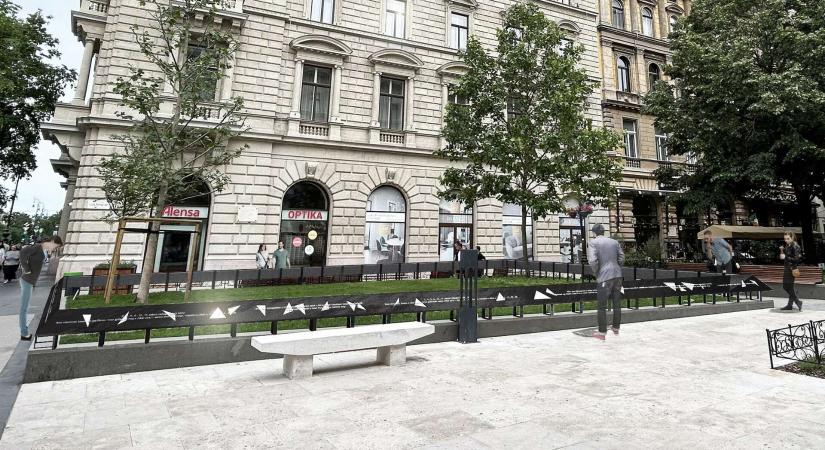 Összetört világok – Emlékhely terve a budapesti Liszt Ferenc téren