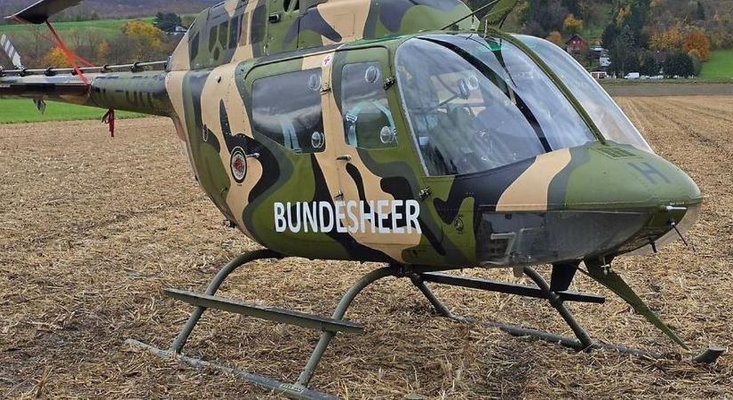 Kényszerleszállást kellett végrehajtania egy katonai helikopternek Ausztriában