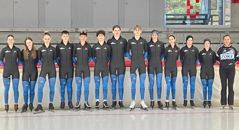 Így születnek rekordok a jégen – a TDKE versenyzői elképesztő formában versenyeztek Németországban