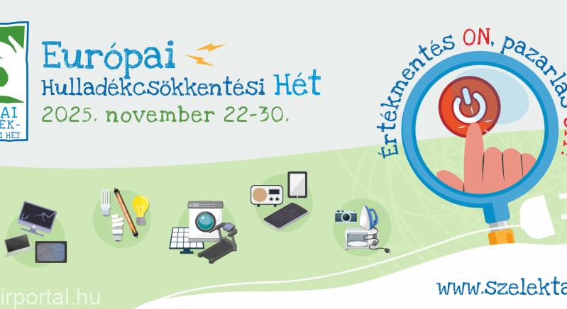 Az Európai Hulladékcsökkentési Hét fókuszában az e-hulladék