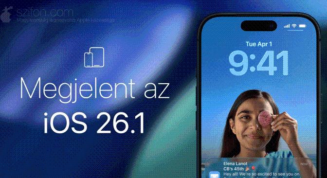 Megjelent az iOS 26.1 – Liquid Glass átlátszóság csökkentése, egyéb funkciók, hibajavítások