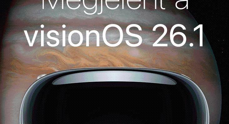 Megjelent a visionOS 26.1 – Vision Pro app iPadre, Spatial Gallery frissítései, 43 sebezhetőség orvoslása