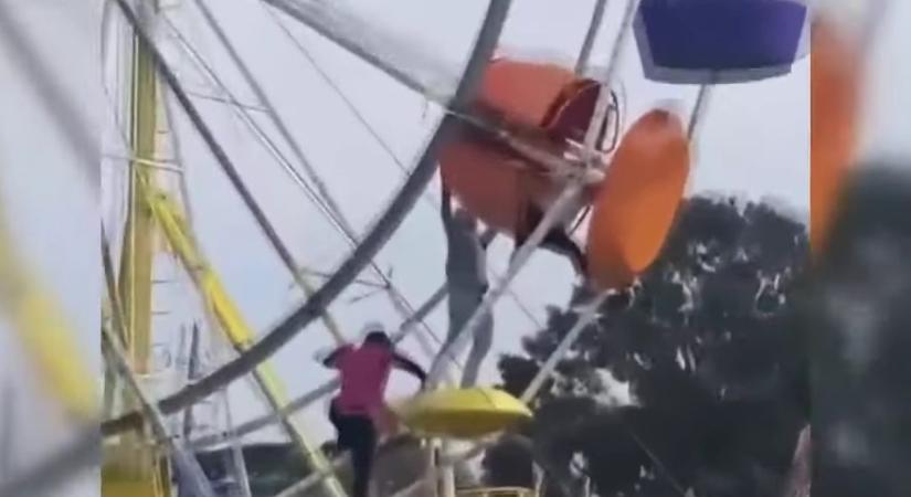 Két kislány is kiesett az óriáskerékből a hétvégi szüreti mulatságban Louisianában