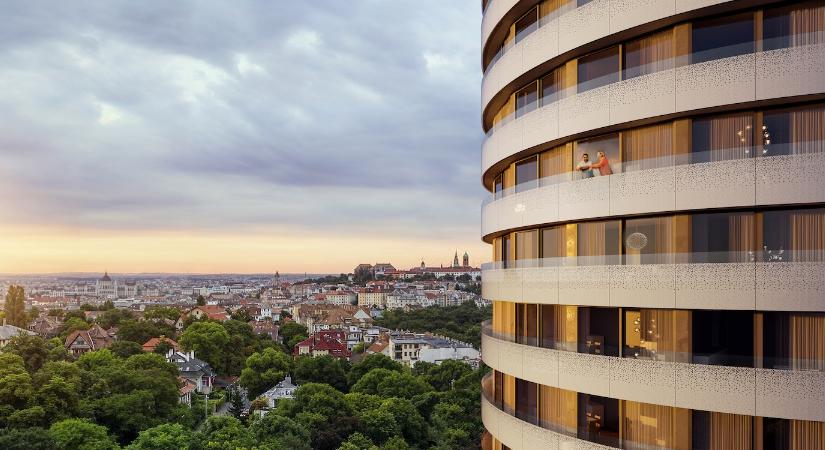 Látványos luxuslakások épülnek az egykori Körszállóban – mutatjuk az első képeket