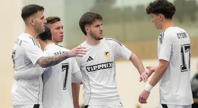 Nem sikerült pontot szerezniük a fővárosban a DEAC férfi futsalosainak