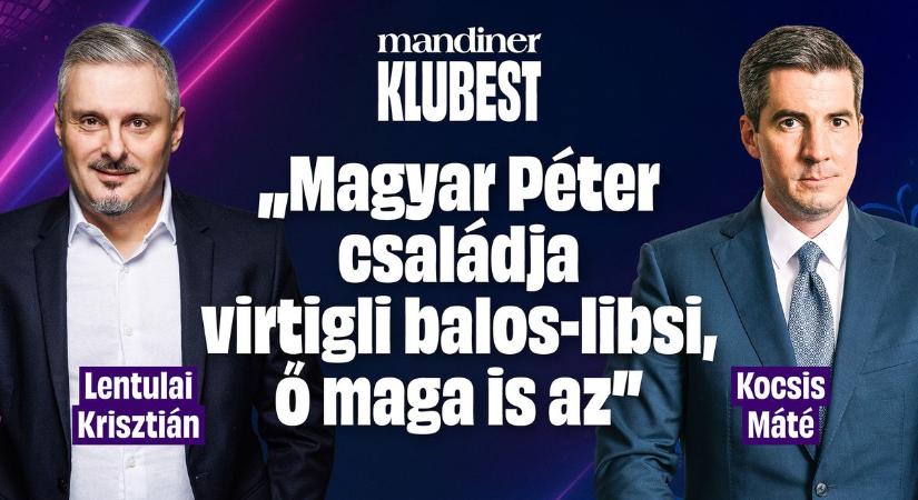 „Magyar Péter elvárta, hogy mindenki sz*rja össze magát a nagyapjától” – Kocsis Máté volt a Mandiner Klubest vendége (VIDEÓ)