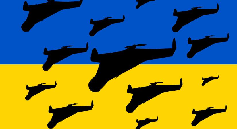 Százával ontja Ukrajna a drónokat