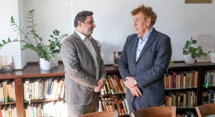 Kőszegre látogatott a Nemzeti Közszolgálati Egyetem rektora