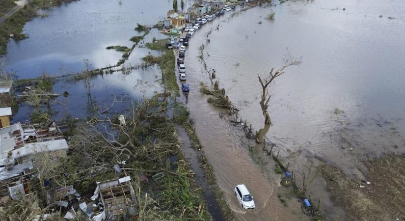 Műholdképeken a Melissa hurrikán pusztítása