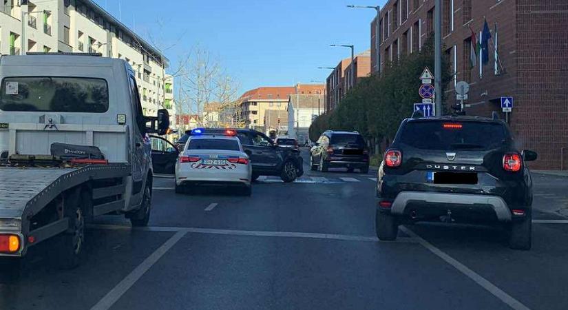 Karambol a debreceni belvárosban