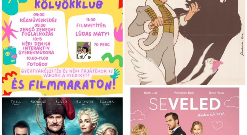 Kölyökklub és Filmmaraton várja a kicsiket és nagyokat vasárnap