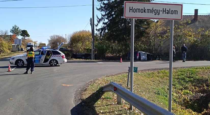 Mentőhelikopter landolt a súlyos baleset helyszínén, több egységet riasztottak a sérültekhez – fotók