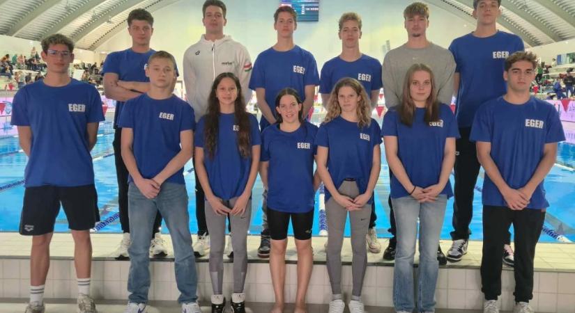 Egri úszók sikersorozata: érmes zápor Nyíregyházán és Budapesten