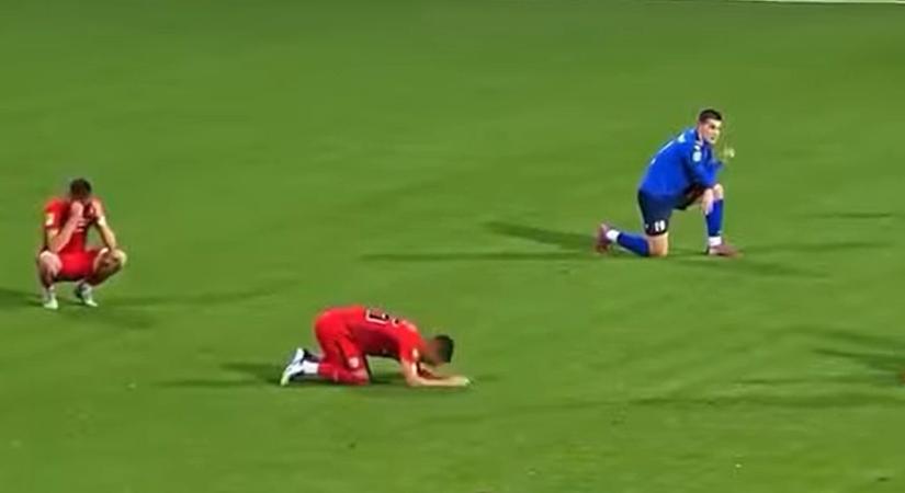 Sokkoló felvételek: mérkőzés közben vesztették el az edzőjüket a Radnicki játékosai