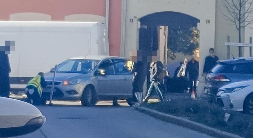 Kerékpárost ütöttek el Szombathelyen - fotók
