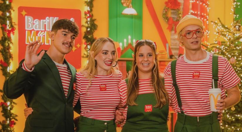 Z generációs TikTok sitcommal ünnepli a baráti karácsonyokat a hazai McDonald’s