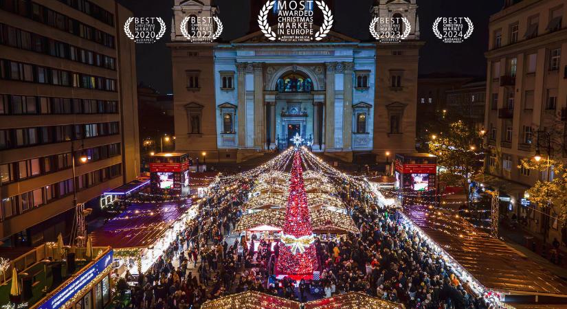 November 14-én nyit az adventi vásár a Bazilikánál és a Vörösmarty téren