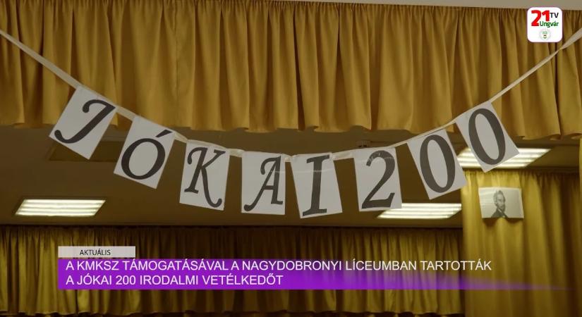 Aktuális (2025.11.04) - A KMKSZ támogatásával a Nagydobronyi Líceumban tartották a Jókai 200 irodalmi vetélkedőt (videó)