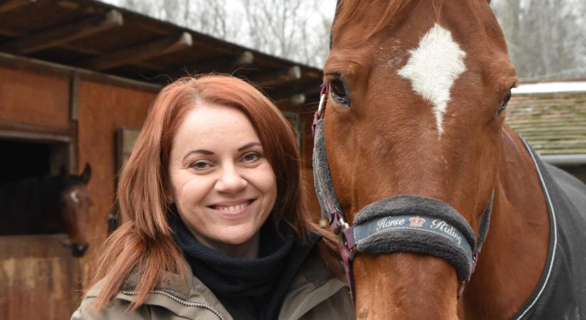 Nagy Marianna szerint a lovak segíthetnek a stressz leküzdésében