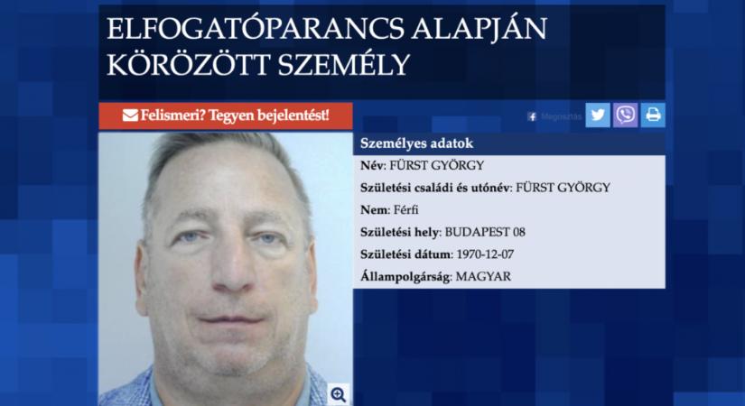 Az Interpol vörös listájára kerül a börtön elől megszökött Fürst György