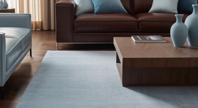 Elfelejtheted a bézst – 2026 legfinomabb trendje a porkék és a fa párosa