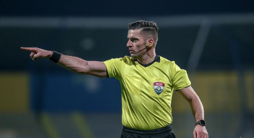 Életében először fúj európai főtáblán a magyar játékvezető