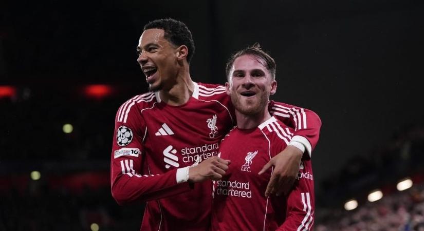 Szoboszlai Dominik gólpasszával győzött a Liverpool a Real Madrid ellen a BL-ben
