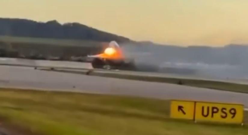 Felszállás közben balesetet szenvedett egy UPS MD-11F Louisville-ben