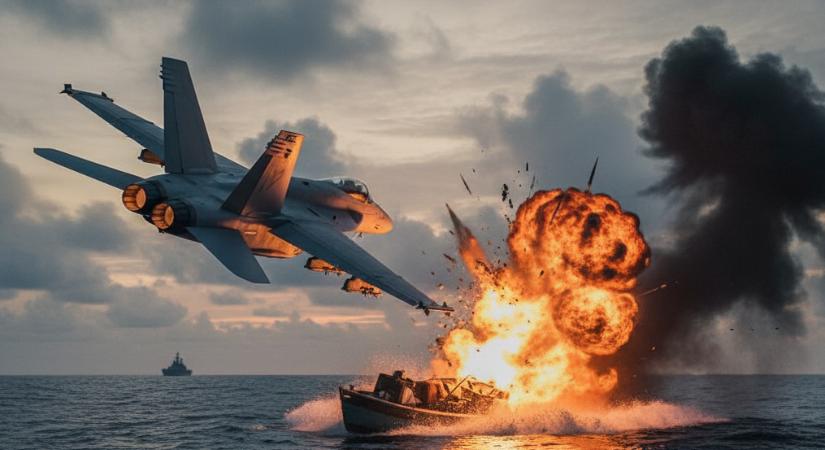 Újabb hajó elsüllyesztésével folytatódott az USA drogellenes háborúja