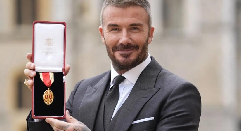 Sir David Beckham – a király lovaggá ütötte az angol ikont