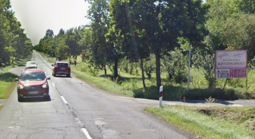 Mentők a sátoraljaújhelyi karambolnál