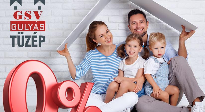 0% THM-mel elérhető áruhitel a Gulyás Tüzépen