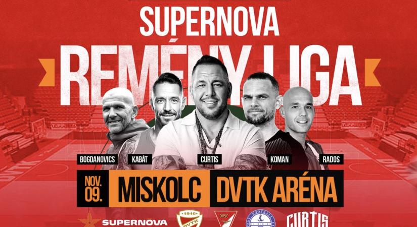 Jótékonysági foci Miskolcon – pályán a DVSC Öregfiúk is