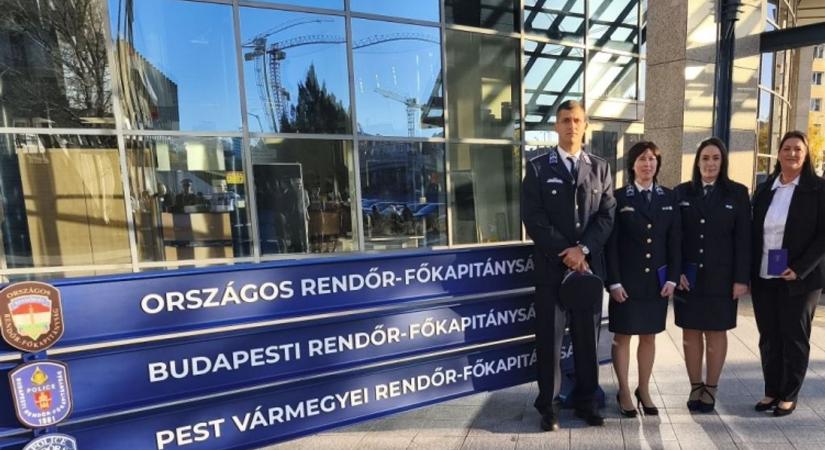 Tiszti kinevezést vehetett át négy Tolna vármegyei rendőr