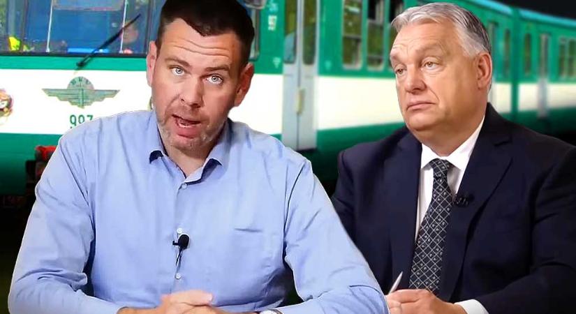 “Nem számítanak a budapesti és az agglomerációs utasok” – Vitézy Dávid beszólt volt főnökének, Orbán Viktornak a HÉV-ek miatt